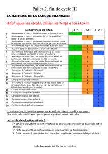 Palier 2, fin de cycle III