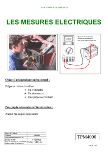 les mesures electriques