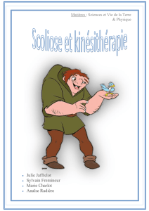 Scoliose et kinésithérapie