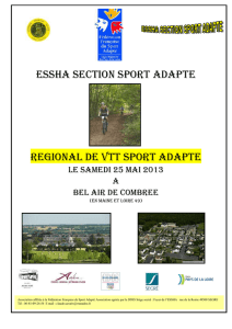 ESSHA SECTION SPORT ADAPTE REGIONAL DE VTT SPORT