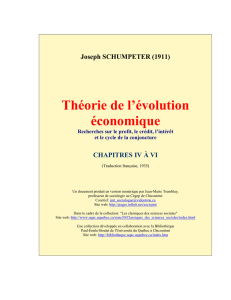 Théorie de l`évolution économique