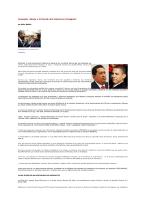 Venezuela: Chavez et ses voisins - Site universitaire de Denis Rolland