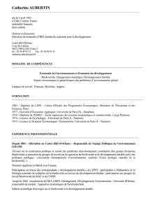 T&eacute;l&eacute;charger le CV