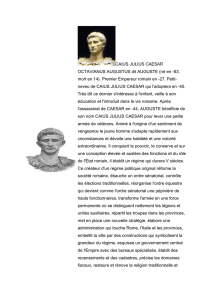CAIUS JULIUS CAESAR OCTAVIANUS AUGUSTUS dit AUGUSTE