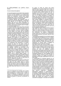 LE DÉVELOPPEMENT D U CAPITAL