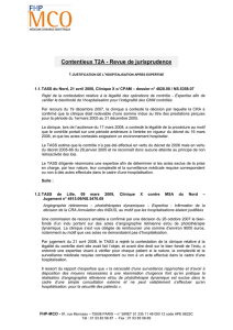 Contentieux de la T2A-revue de jurisprudence - Fhp-MCO