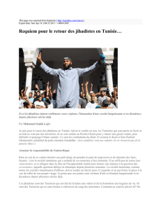 Requiem pour le retour des jihadistes en Tunisie… : Kapitalis : http