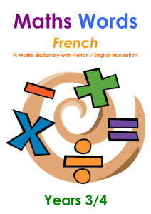 ENGLISH FRENCH DEFINITION FRENCH NOTES add additionner