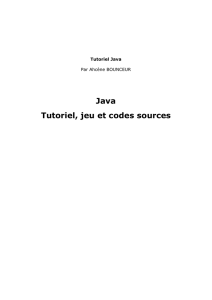 Tutoriaux JAVA