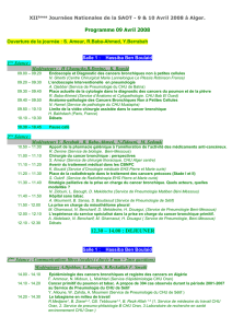 Pré programme 11 Avril 2007 - sante