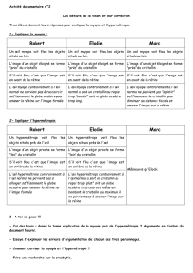 Les défauts de la vision et leur correction