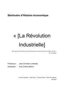 La Révolution industrielle