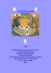saint nicolas de smyrne - Hommage à la Miséricorde Divine