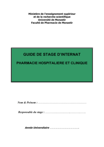T&eacute;l&eacute;charger - Facult&eacute; de Pharmacie de Monastir
