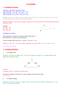 Les triangles