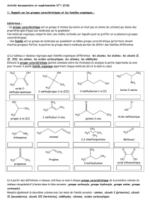 Réactions caractéristiques des aldéhydes et des cétones