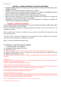 Annexe 1 : L`interdépendance des innovations.