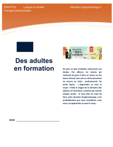 FRA-P103-4 - Sit. 3 Des adultes en formation