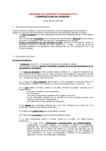 Composition de dossier - Commune de La Bruyère