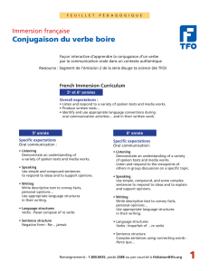 Conjugaison du verbe boire