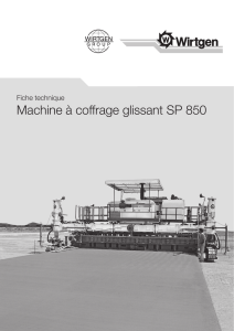 Machine à coffrage glissant SP 850