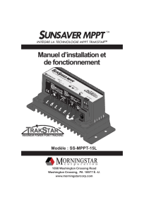 SunSaver MPPT Manuel d`utilisation