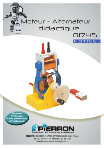 Moteur - Alternateur didactique 01745