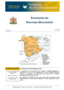 Economie du Nouveau-Brunswick