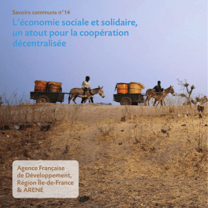 L`économie sociale et solidaire, un atout pour la coopération