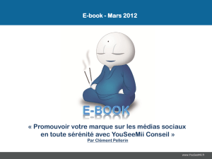 E-book Youseemii Promouvoir votre marque sur les réseaux sociaux