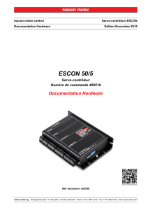 ESCON 50/5 Documentation Hardware
