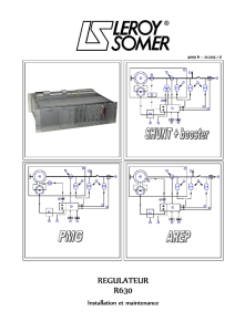 regulateur regulateur r630