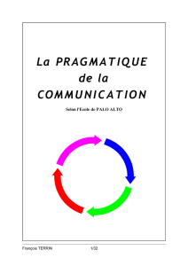 la Pragmatique de la communication