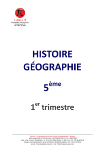 histoire géographie 5