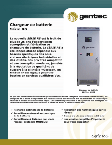 Chargeur de batterie Série RS