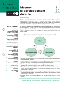 Mesurer le d&eacute;veloppement durable