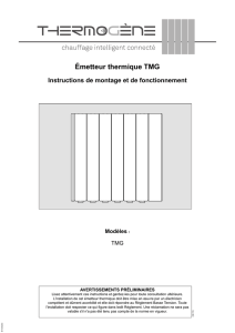 Émetteur thermique TMG