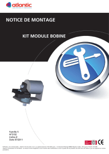 Notice de montage Kit bobine 24-48V