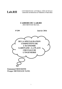 N°299 - Laboratoire RII