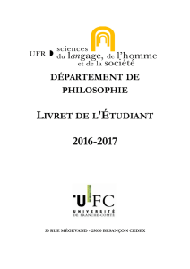 Livret PHILOSOPHIE 2016-2017