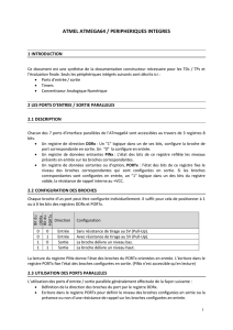 atmel atmega64 / peripheriques integres