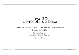 Java 3D Concepts de base - maverick