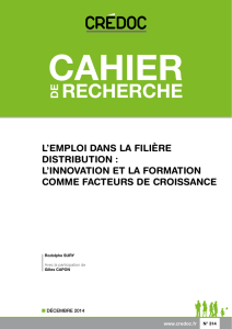 Cahier de recherche