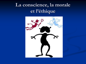 la conscience, la morale et l`éthique