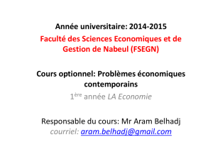 Problèmes économiques contemporains