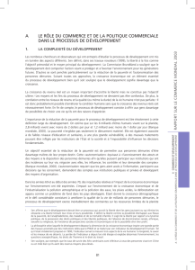 Le rôle du commerce et - World Trade Organization