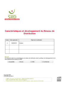 Caractéristiques et développement du réseau