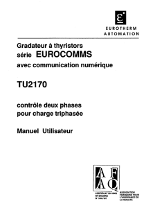 TU2170 315A - Manuel installation