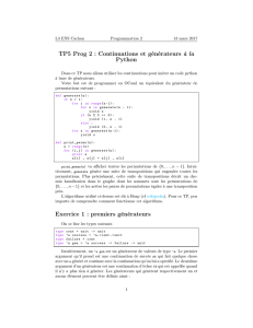 TP5 Prog 2 : Continuations et générateurs à la Python Exercice 1