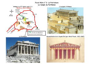 FICHE HDA N° 2- L Le temple du Parthénon